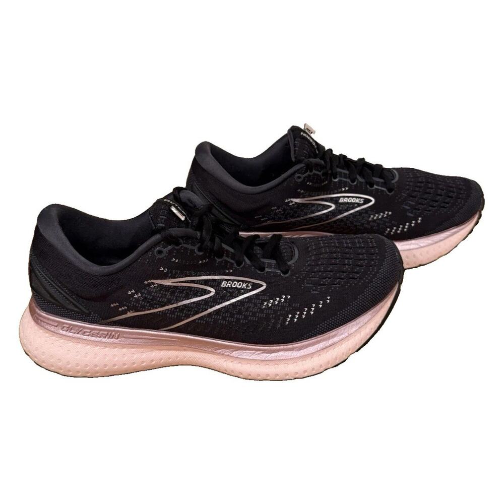 Brooks Glycerin 19 Women’s Running Shoes Size 9 Black Pink